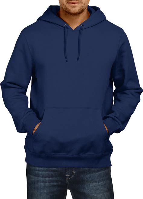 navy blue blank hoodie